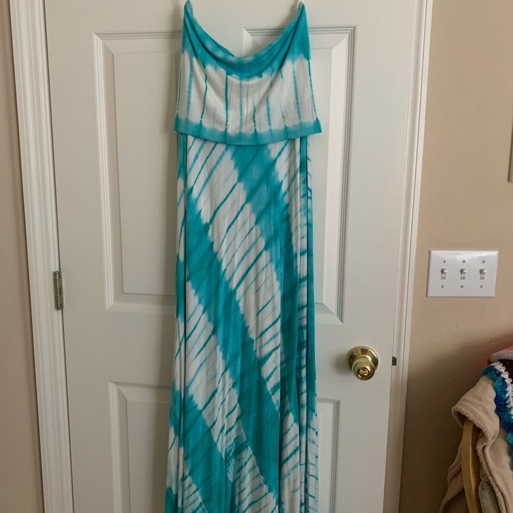 💫Boston Proper💫 tie dye maxi dress